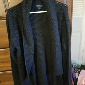Black cardigan